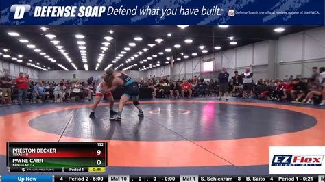 Mat 7 152 Preston Decker Texas Vs Payne Carr Kentucky Youtube