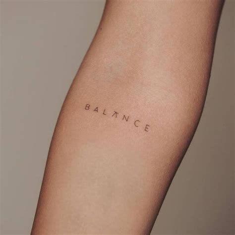 Balance Tattoo Google Zoeken Tattoo Ideen Klein Kleine Tattoo