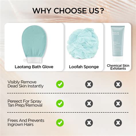 Exfoliating Bath Glove Loofah Vs Loofah Which One Is The Best For You Dandong Laotang Textile