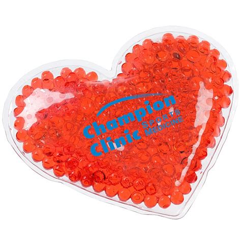 Shaped Mini Aqua Pearls Hot Cold Pack Heart C141086 HE 4imprint Ca
