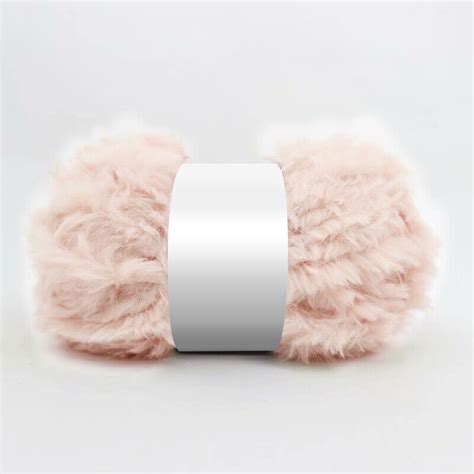 50g Faux Fur Mink Wool Luxe Fur Effect Super Soft Fluffy Chunky