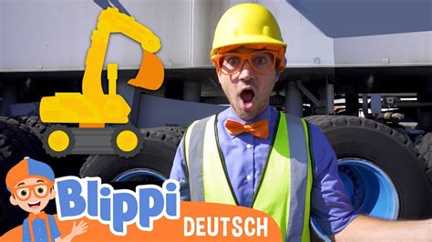 Blippi Deutsch Baufahrzeuge Lernen Mit Blippi Abenteuer Und Videos