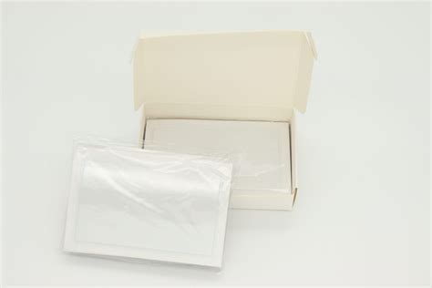 X Clear Adhesive Business Card Holder Pocket Sleeves Prosimpli