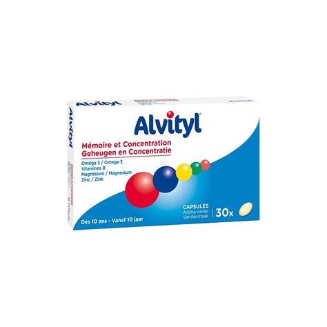 Alvityl Mémoire Et Concentration 30 Capsules Cest Sur