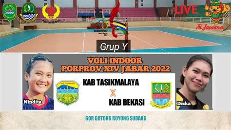 Live Porprov Jabar Pi Kab Tasikmalaya Vs Kab Bekasi Youtube