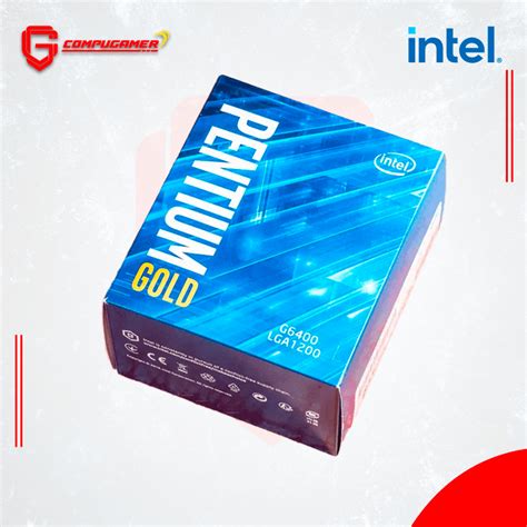 Procesador Intel PENTIUM GOLD G6400 LGA 1200 Frecuencia 4 0 GHz 2