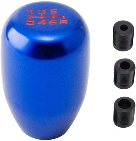 Dewhel Jdm Racing Type R Style 6 Speed 6mt Manual Gear Stick Shift Knob Compatible