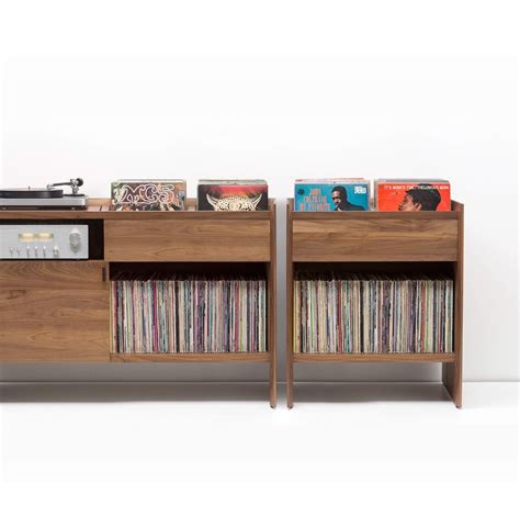 38 Unison Vinyl Record Storage Stand In Natural Walnut Artofit