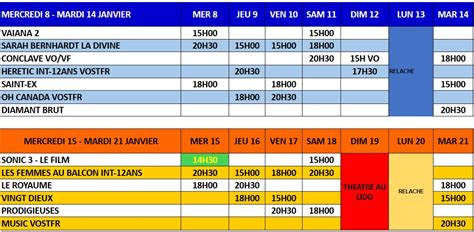 Programme Lido Cin Ma Le Lido De Prades