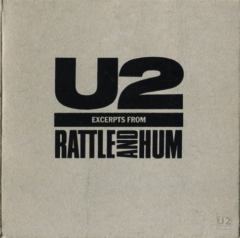 u2songs | U2 - "Excerpts from Rattle and Hum" Promotional Release