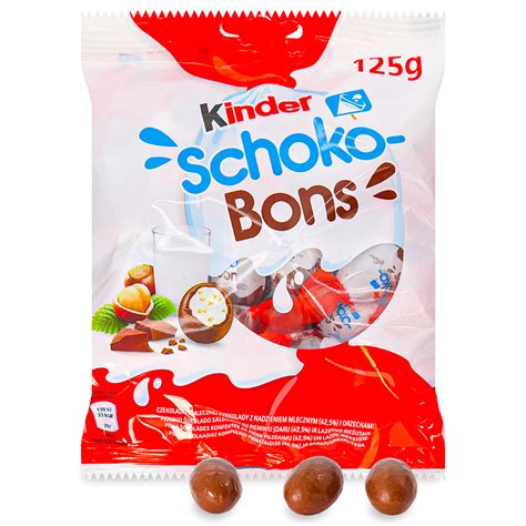 Kinder Schoko Bons 125g Candyfunhouseca