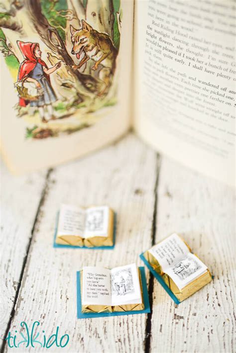 Miniature Chocolate Little Red Riding Hood Book Favor with Free ...