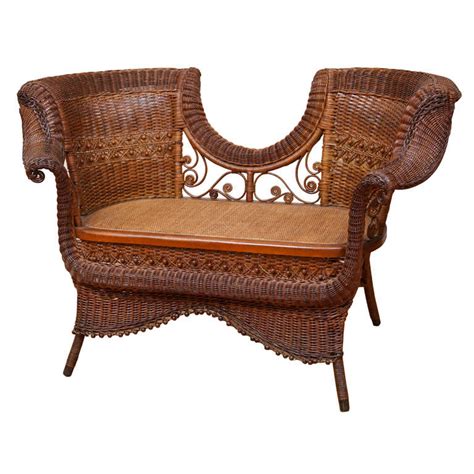 Antique Victorian Vanderbilt Settee At 1stdibs