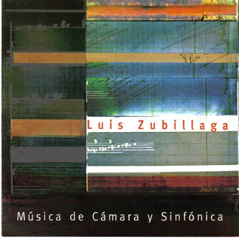 Luis Zubillaga M Sica De C Mara Y Sinf Nica Vol De Varios