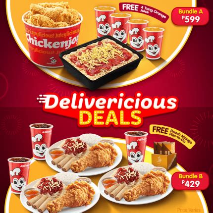 Jollibee Delivericious Deals 2018 until November 30 - PROUD KURIPOT