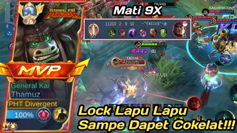 Thamuz Top Global Lock Lapu Lapu Sampe Dapet Coklat Push MMR Menuju