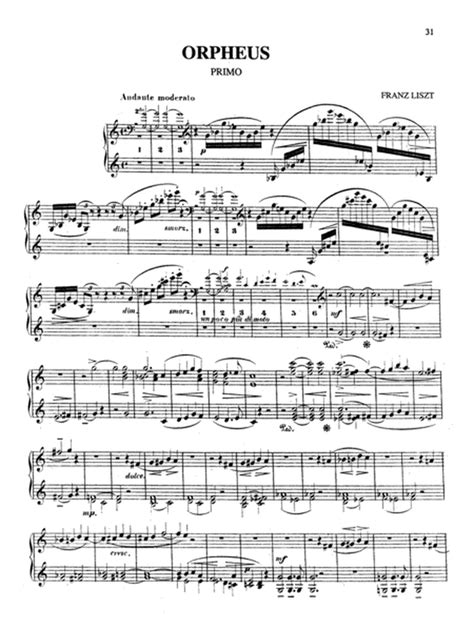 Liszt Transcriptions Of Orchestral Works By Franz Liszt Piano Duet Digital Sheet Music