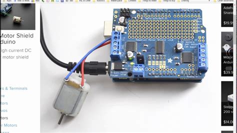 Adafruit Motor Shield V2.3 Tutorial