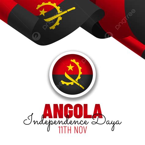 Angola Flag PNG Image Angola Independence Day Flag Angola