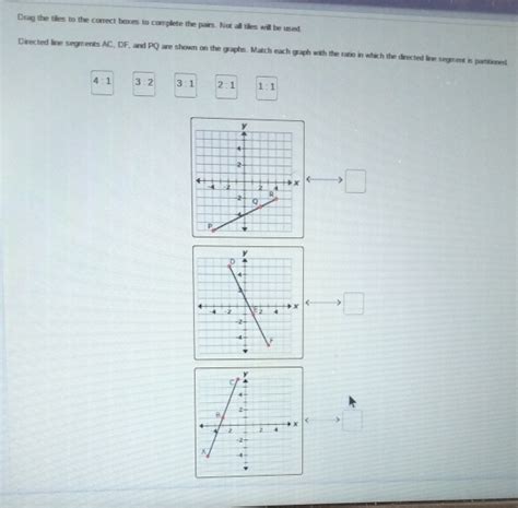 Solved Drag The Tiles To The Correct Boxes To Complete The Coordinate