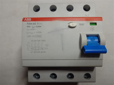 ABB F204 AC T 63A 0 03A FI Schutzschalter Michl S Onlineshop OG