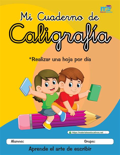 CUADERNO DE CALIGRAFÍA 4 AÑOS Materiales Educativos