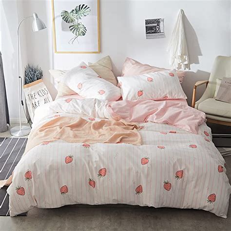 Amazon Aojim Duvet Cover Set Pure Cotton Women Girl Cute Quilt