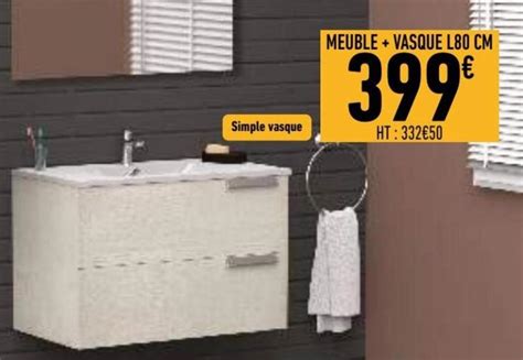 Meuble Vasque Brico Cash Avril