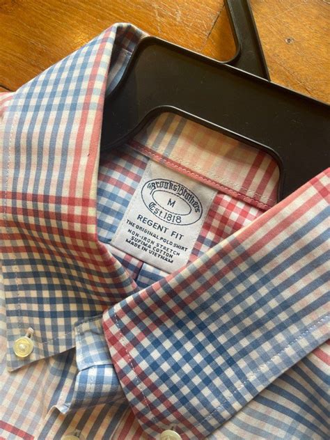 Brooks Brothers Checked Shirt Men S Fashion Tops Sets Formal