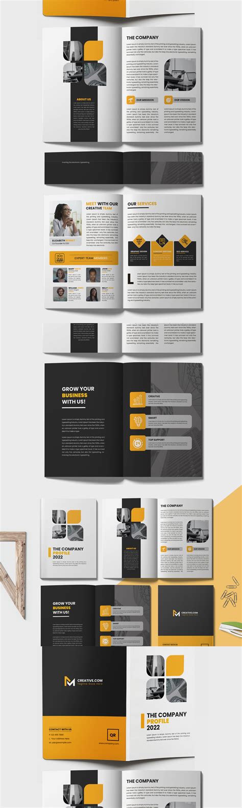 Creative Company Profile Book 374926 Templatemonster