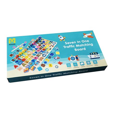 Placa Montessori In Joc Logaritmic Cu Multiple Activitati Puzzle