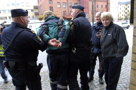 Dramatik Vid Drottningtorget Malm I Samband Med Polis Vning Vid