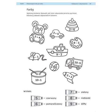 Matematyka Krok Po Kroku Dodawanie I Odejmowanie W Zakresie Karty