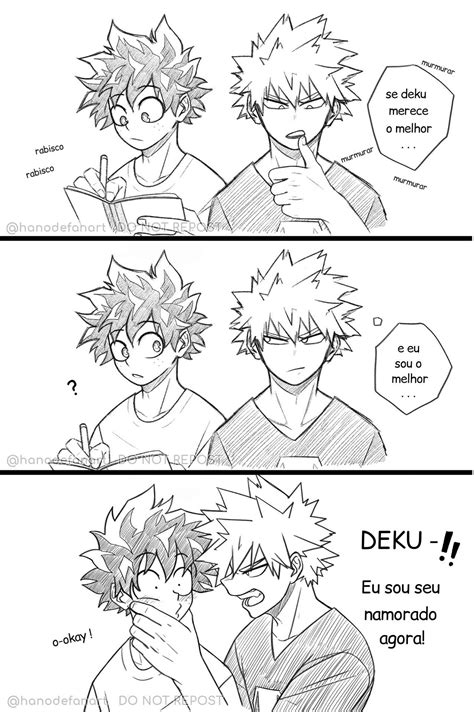 Imagens Mini Comics Bakudeku Fanart Fanfiction Mini