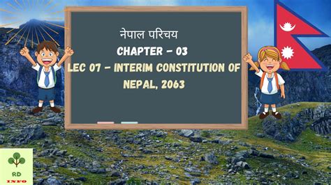 Nepal Parichaya नेपाल परिचय Lec 07 Interim Constitution Of