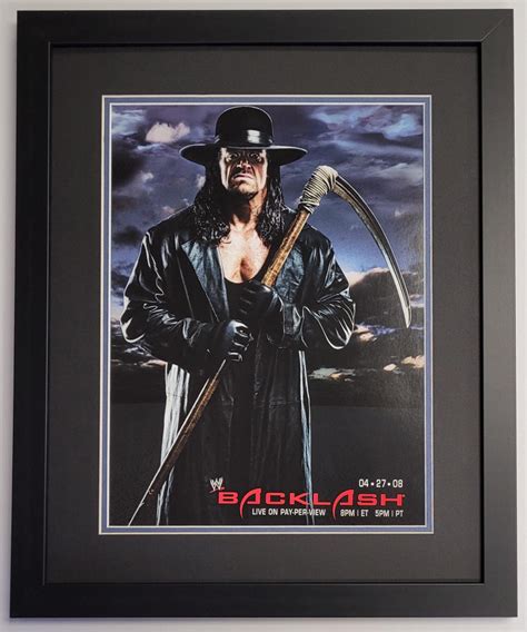 WWE Backlash Custom Framed Poster | Pristine Auction