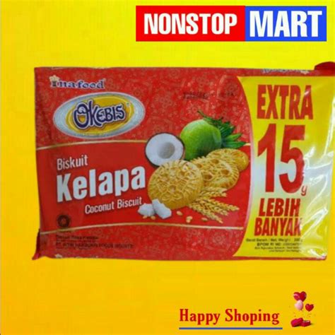 Jual Okebis Inafood Biskuit Kelapa Gram Shopee Indonesia