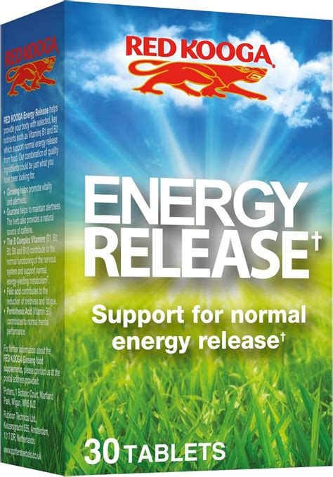 Red Kooga Energy Release Tablets With Korean Panax Ginseng Guarana And B Vitamins Helps