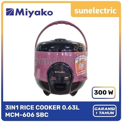 Jual Miyako MCM 606 B SBC Magic Rice Cooker 3in1 MCM 606 B SBC