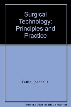 Amazon Surgical Technology Principles And Practice 9780721639574