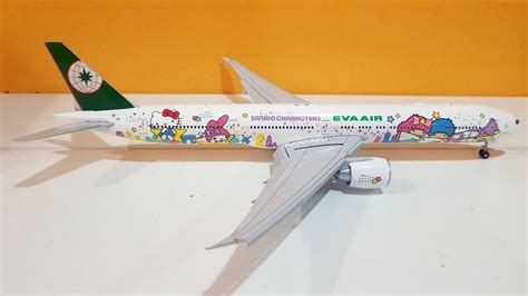 JC Wings 1 200 Eva Air Sanrio Characters FD B777 300ER B 16722