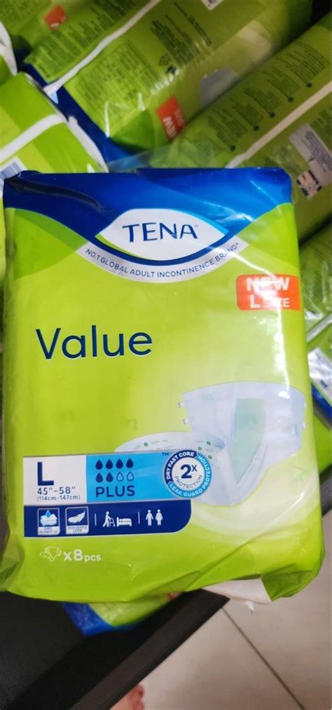 Tena Adult Diapers L Size Beauty Personal Care Sanitary Hygiene