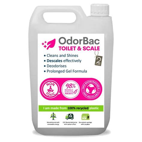 Odorbac Toilet Scale Dual Purpose Litre Case Pure Products