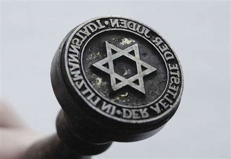 Ww2 Ink Stamp Fr. Jewish Judenrat In Litzmannstadt