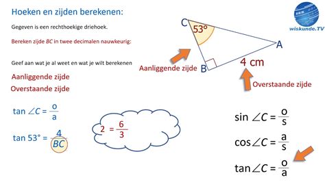 Goniometrie Sinus Cosinus En Tangen Door Elkaar Wiskunde TV YouTube