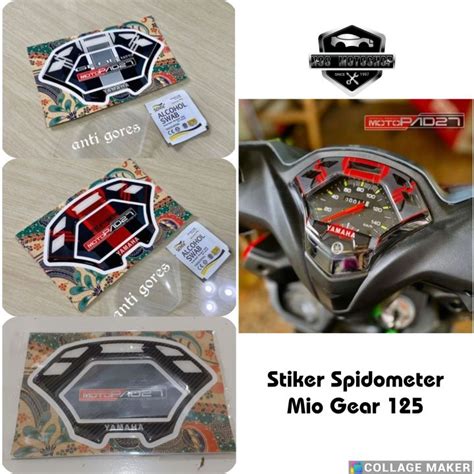 Stiker Spedometer Mio Gear 125 Sticker Antigores Spidometer Mio Gear