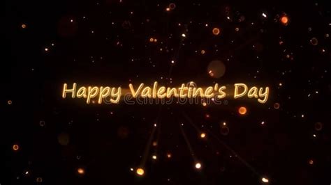 Animation Of Happy Valentines Day Stock Video Video Of Days