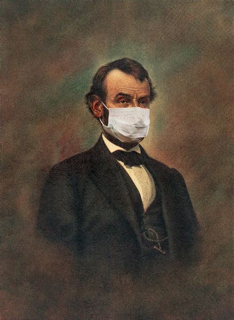 Abraham Lincoln wearing surgical mask | Premium Photo - rawpixel