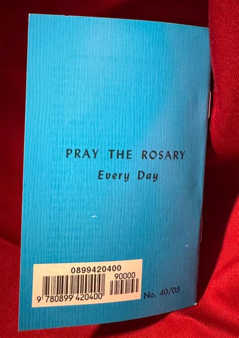 Pray The Rosary Ideal For Rosary Novenas By Rev J M Lelen Phd