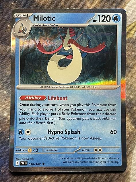 Pokémon TCG Milotic Paradox Rift 036 182 Holo Rare eBay